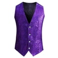 thumbnail image 1 of Mens Sequined Vest Casual Vest Tank Top Suit, 1 of 2