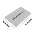 thumbnail image 3 of onlyliua Ofertas Flash Alfombra de Verano para El Hogar, Alfombra para Puerta de Entrada, Súper Absorbente, de Secado Rápido, con Respaldo de Goma, Antideslizante, Lavable, Súper Suave, para Bañera,, 3 of 6