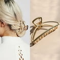 thumbnail image 2 of serony Simple Conception Femmes Pince à Cheveux Mariage Parti Sports Métal Épingle à Cheveux Fille Accessoire de Cheveux, Or, 2 of 6