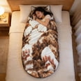 thumbnail image 3 of Cat Sleeping Bag, Adorable Cat Envelope Sleeping Bag, Adult Soft Sleeping Bags Plush Cat Envelope Washable Warm Blanket for Camping Travel Sleepovers Home, 3 of 10