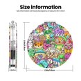 thumbnail image 3 of Pofeuu Moriah Elizabeth for Portable Pocket Makeup Mirror PU Cover Compact Travel Mirror with Normal and Magnifying Double Sided Glass-Round Shape-Round Shape, 3 of 9