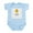 Sky Blue, variant on CafePress - Jet Ski Chick Infant Bodysuit - Baby Light Bodysuit, Size Newborn - 24 Months