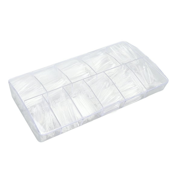 Curve Nail Tips, Transparent Nail Tips Light For Nail Salon