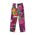 thumbnail image 5 of Barney And Friends Pajama Pants for Men, Super Soft All over Print Lounge Pants Sleepwear Bottom with Pockets Drawstring, 5 of 8