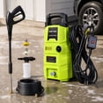 thumbnail image 6 of KBOROVER Electric Pressure Washer 1800 PSI 1.6 GPM, Portable Power Washer with 20FT Hose, Spray Gun, Foam Cannon & Nozzles for Cars, Driveways, Patios and Home Cleaning, 6 of 16