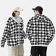 thumbnail image 4 of Fotbe Black Tartan Plaid Chaqueta con Protección Solar UPF 50+ para Hombre y Mujer, Camisa con Capucha y Bolsillos-Large, 4 of 7