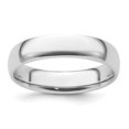 thumbnail image 1 of Bague de Mariage Confort Platinum 5mm Taille 7 Classique en Forme de Domed, 1 of 9