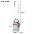 thumbnail image 2 of FORMRS Crossbody Bag for Women Quilted Travel Shoulder Cell Phone Purse with Chain Strap Handbag, Light Pink Stripes, 2 of 7