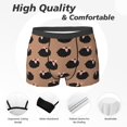 thumbnail image 2 of Men's Boxer Briefs, Funny Black sheep cute Soft Comfy Mens Underwear Boxer Briefs Breathable With Widen Waist, 2 of 7