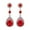 Red, variant on SUSHANG Ladies Drop Earrings Drop Earrings Fashion Earrings Ladies Crystal Red Alloy Crystal Ladies Earrings