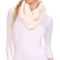thumbnail image 2 of Abhy Soft Fall Winter Furry Infinity Wrap Scarf, 2 of 5