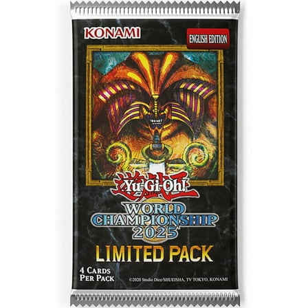 YuGiOh 2025 World Championship Limited Booster Pack (4 Cards)