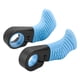 thumbnail image 4 of 2 piezas de reposapiés para manillar de bicicleta, diseño ergonómico, se adaptan a manillares de 22,2 mm Azul, 4 of 8