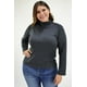 thumbnail image 1 of Blusa Cuello de Tortuga Roman Fashion Tallas Extras Gris Oscuro 40, 1 of 6