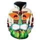 thumbnail image 1 of Sudadera con capucha y cremallera estilo hawaiano de isla tropical para hombre, ropa de calle con estampado 3D, chaquetas y sudaderas, primavera 2024, gran oferta, 1 of 6
