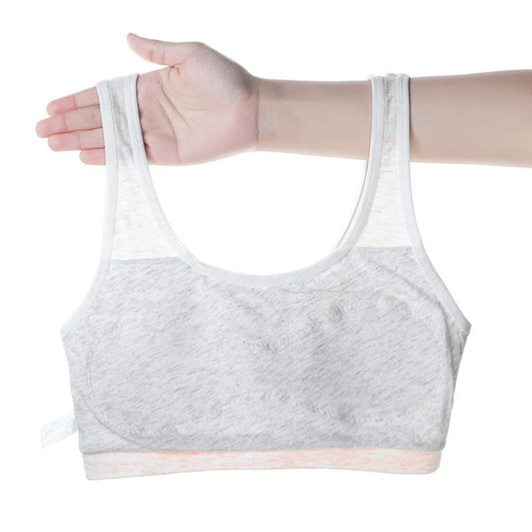 Girls Wireless Bras Comfortable Cotton Little Girls Training Bras for Both  Movement and Casual Wear/ fits between 84-115 lbs