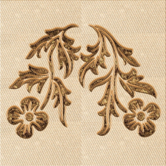 Ahgly Company Indoor Square Patterned Bronze Brown Area Rugs, 8' Square