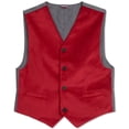 thumbnail image 3 of Tommy Hilfiger Boys' Big Velvet Vest, Red, 3 of 7