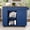 Blue, variant on DreamCurship 39" Kitchen Island Cart with Storage, Kitchen Cart Island on Wheels, Rolling Kitchen Island with Spice Rack & Towel Rack, Island Table for Kitchen, Blue