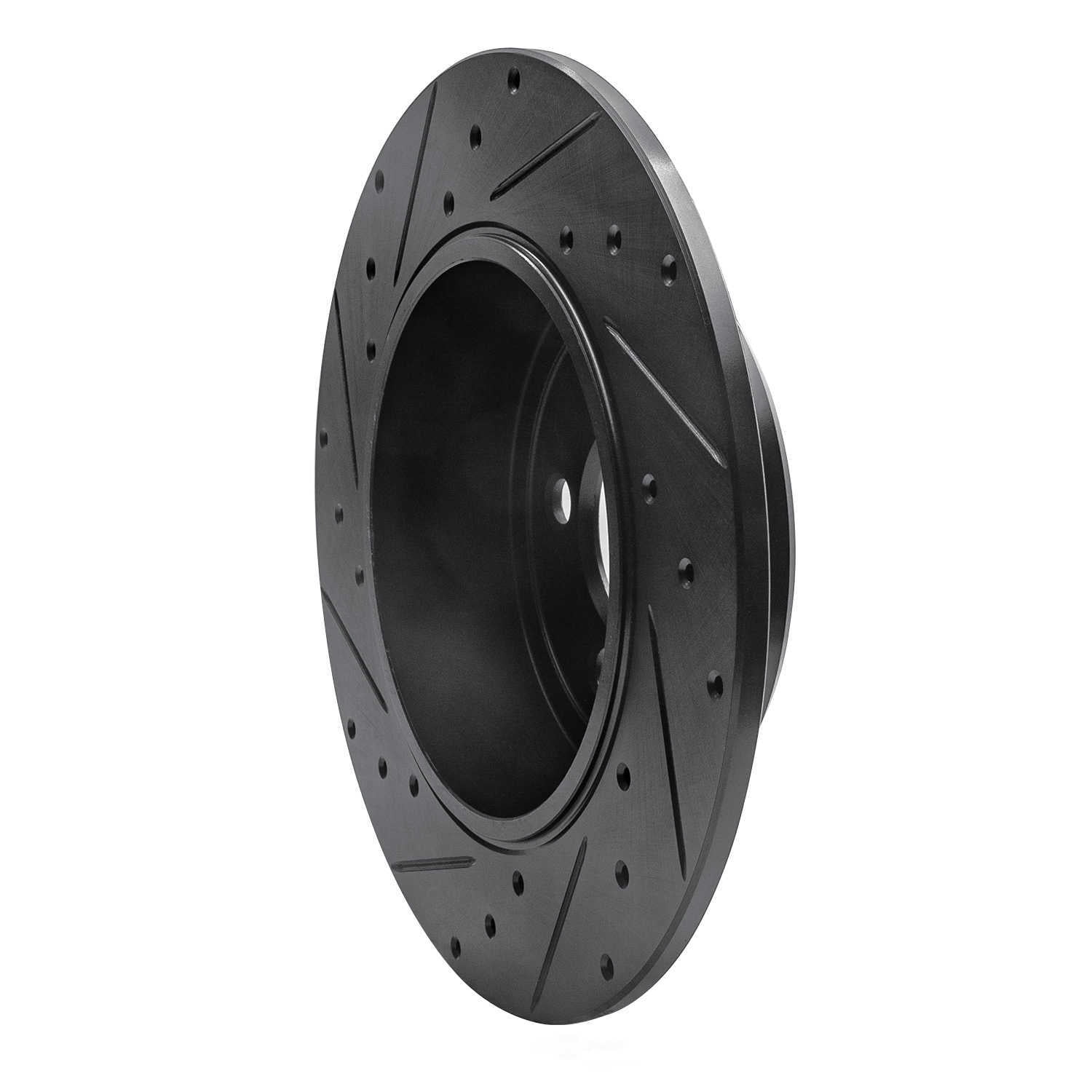 Dynamic Friction Company 633-39016R DFC Brake Rotor - Drilled And Slotted - Black
