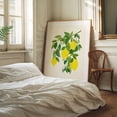 thumbnail image 3 of Sunny Lemons - Illustration Lemon Botanical Fruit Floral Flowers Kitchen Decor Summer Unframed Wall Art Print 24 x 30 inches, 3 of 13
