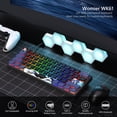 thumbnail image 2 of Teclado Womier WK61 Creamy Mechanical RGB Cableado 60%, 2 of 6