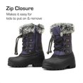 thumbnail image 5 of BURUDANI Kids Boys Girls Winter Snow Boots Insulated Outdoor Snow Boots Soft Warm Shoes Boots, 5 of 5
