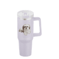 thumbnail image 3 of SERENGETI Shih Tzu tan 40 Oz Stainless Steel Tumbler with Handle and Straw for Pet Lovers, 3 of 6
