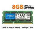 thumbnail image 3 of RAM DDR3 DDR3L 8GB 1600MHz SODIMM Ram PC- 12800 1.35V 204Pin for Laptop Notebook Memory 8G 1600MHZ, 3 of 5