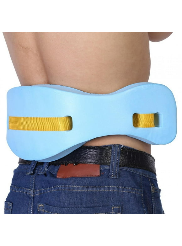 Mgaxyff Swim Water Belt,Adjustable Floating Safety Belt Waistband Swimming Lumbar Support Tackle for Adult Children, Swim Belt