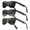 Grey/Gradient Grey/Leopard Green, variant on AOMASTE Polarized Sunglasses for Men Women Retro Driving Fishing Sun Glasses UV400 Protection (Blue-Black-Orange-3 Pack)