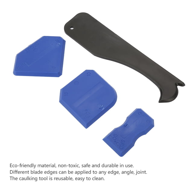 Kit de Herramientas para Calafateo Herramienta para Calafateo de Silicona Removedor de Sellador Pala Raspador de Calafateo de Cemento de Vidrio 4 Uds ANGGREK Otros