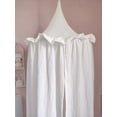 thumbnail image 3 of Toldo colgante de muselina de algodón con volantes para habitación de niños, baldachina de cama Premium, 100%, 3 of 4