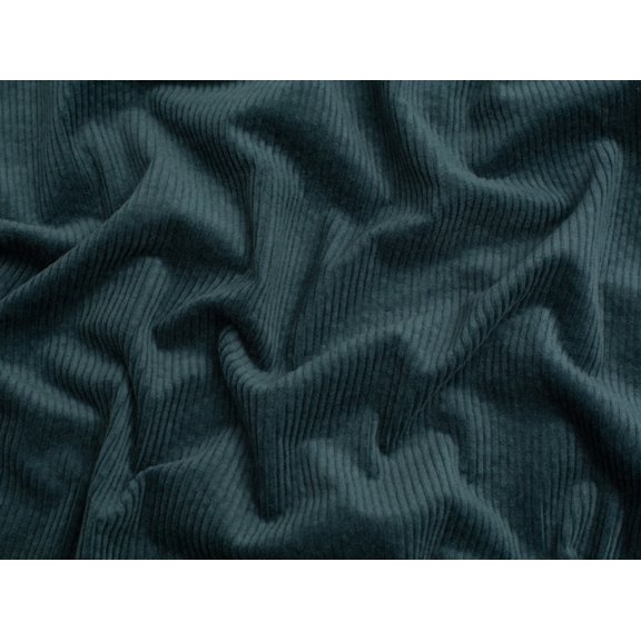 Minerva 7 Wale Stretch Woven Jumbo Cord Fabric Basil Green - per yard
