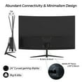 thumbnail image 5 of REHISK 24-Inch Curved Gaming Monitor 180Hzms Full HD 1920x1080 with HDMI、DP、USB-A、3.5MM Audio Port, 5 of 12