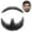 Black, variant on Men Fake Beard Realistic - Soft Costume Beard Party Beard with Cosplay Mustache
