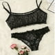 thumbnail image 5 of Ropa interior sexy de estilo europeo y americano de malla con volantes y puntos transparentes, lencería sexy de dos piezas, 5 of 6