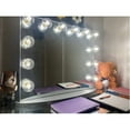 thumbnail image 5 of Impressions Vanity Hollywood Glow Lite Plus LED Lighted Vanity Mirror for Desk (White), 5 of 5