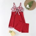 thumbnail image 4 of Fashion Skirted Tankini Swimsuit With Conservative Boy Shorts Two Piece Swimwear For Beach And Pool, 4 of 6