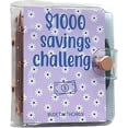 thumbnail image 1 of DQrwqpou Cuaderno Portátil 1000 Savings Challenge Binder para Presupuestar Y Ahorrar (púrpura), 1 of 9