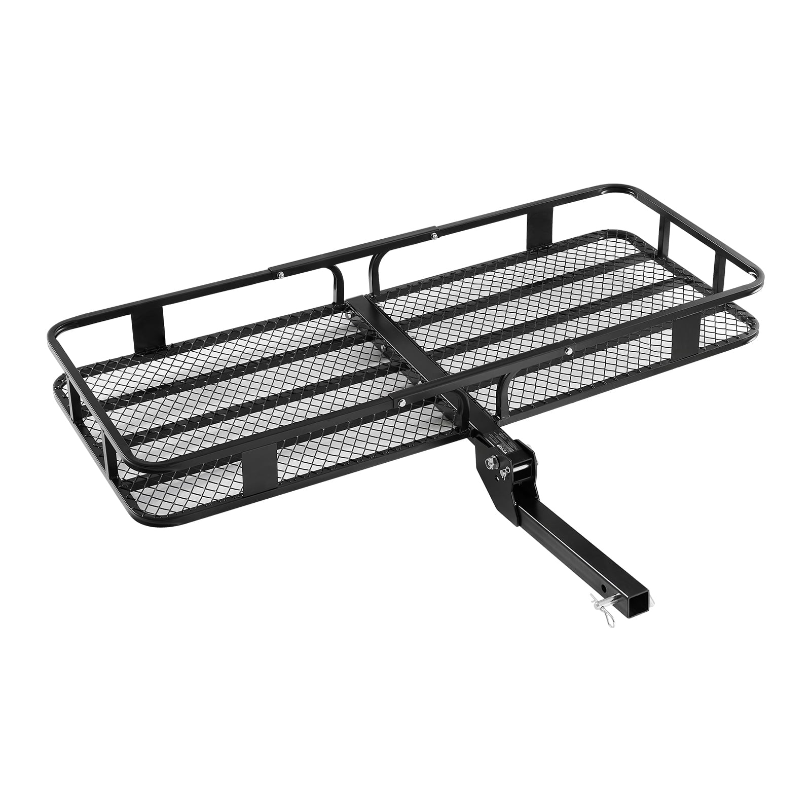 VEVOR 60" x 24" x 6", Hitch Cargo Carrier, 500 lbs Capacity Hitch Cargo Carrier with Cargo Net with Hook & Waterproof Cargo Bag