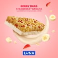 thumbnail image 3 of LUNA Berry Bars Strawberry Banana Flavor Fiber Granola Bars, Gluten Free Protein Bars, 6ct, 3 of 14