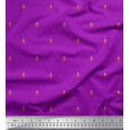 thumbnail image 1 of Soimoi Poly Georgette Fabric Artistic Flower & Dots Print Fabric by the Yard 52 Inch Wide, 1 of 3