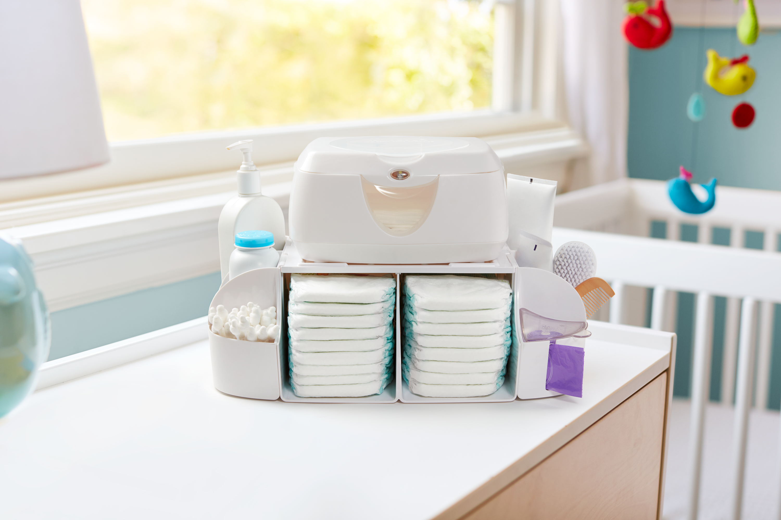 Munchkin Baby Diaper Organizer with Stacker photo 4