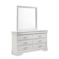 thumbnail image 4 of Brooklyn Modern 6 Drawer Dresser made with Wood in White, 4 of 7