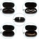 thumbnail image 2 of Paquete de 2 estuches para gafas de sol oso de fresa estuche grande impermeable EVA con cremallera dura, 2 of 5