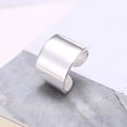 thumbnail image 4 of Copper Ring Artistic Decorative Wide Edge Open Ring for Daily Wear, 4 of 8