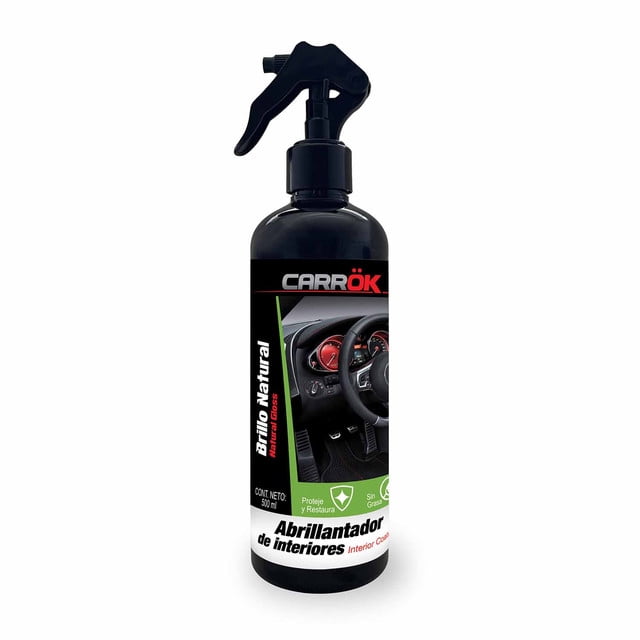 Abrillantador Protector y Limpiador de Interiores Carrok Con 500 ml