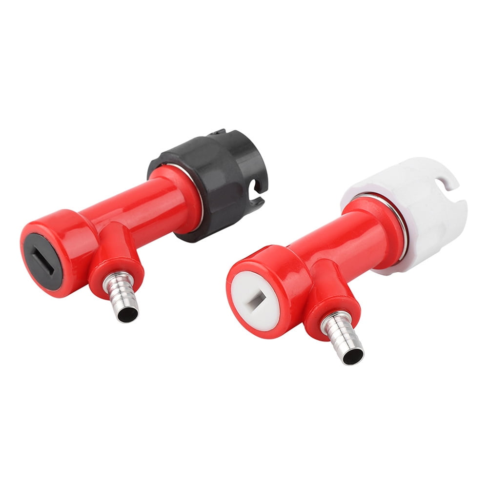 2PCS 1/4 Inch Pin Lock Home Brew Keg Tap Coupler Set Beer Connector Set
