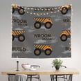 thumbnail image 2 of Yiaed Construction Machines Print Tapestry for Bedroom,Tapestry Wall Tapestries, Tapestry Aesthetic for Living Room Dorm Room 51" X 60", 2 of 6